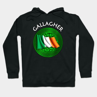 Irish Flag Clover Celtic Knot - Gallagher Hoodie